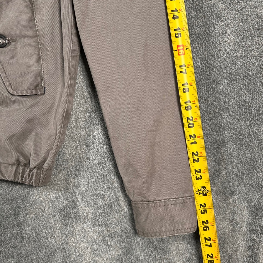 White Stuff Harrington Jacket Laundered Classics Mens S Taupe Grey Cotton Twill - Picture 14 of 16